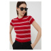 Bavlnené tričko Polo Ralph Lauren červená farba,211891520