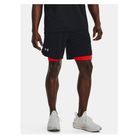 Čierne pánske športové šortky Under Armour Launch 7'' 2-IN-1