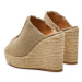 Castañer Espadrilky Fatima/032 023489 Zlatá