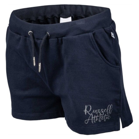 Russell Athletic SCTRIPCED SHORTS Dámske šortky, tmavo modrá, veľkosť