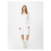 Calvin Klein Košeľové šaty  biela