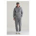 TEPLÁKY GANT SMALL GRAPHIC SWEATPANTS GREY MELANGE