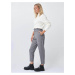 Elegantné nohavice pre ženy Salsa Jeans - sivá