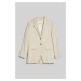 SAKO GANT REG STRETCH LINEN BLAZER SOFT OAT