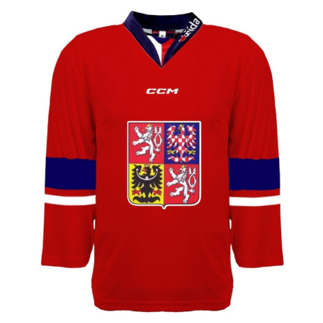 Hokejové reprezentácie hokejový dres Czech Republic 2023/2024 CCM Fandres replica - red David Pa