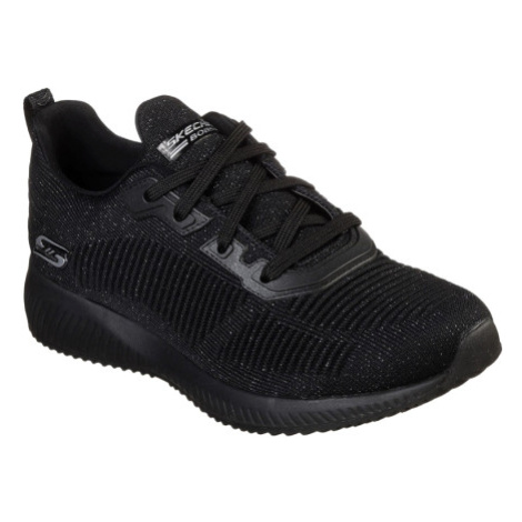 Chlapčenská rekreačná obuv SKECHERS Bobs Sport Squad Total Glam black silver