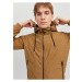 Hnedá pánska ľahká softshellová bunda Jack & Jones Basic