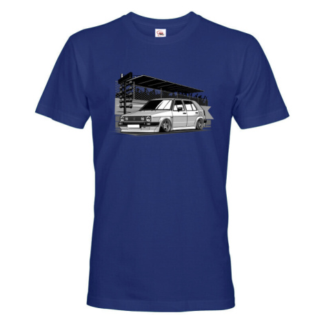 Pánské tričko s potlačou Volkswagen Golf MK2 - tričko pre milovníkov áut