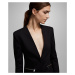 Sako Karl Lagerfeld Punto Jacket W/ Logo Tape Čierna