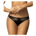 Gorteks Pamela embroidered thong blac