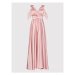 Rinascimento Večerné šaty CFC0110593003 Ružová Regular Fit