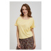 Women's T-shirt MOODO - light yellow