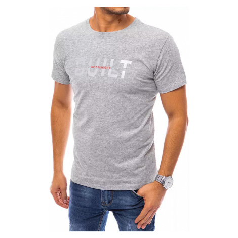 Light grey men's T-shirt Dstreet