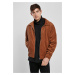 Caramel boxed corduroy jacket