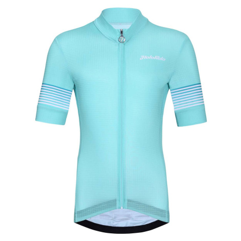 HOLOKOLO Cyklistický dres s krátkym rukávom - FLOW JUNIOR - viacfarebná/modrá