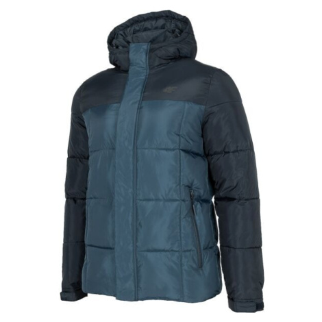 4F DOWN JACKET MEN´S Pánska páperová bunda, tmavo modrá, veľkosť