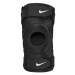 Bandáž na koleno NIKE OPEN-PTA KNEE SLEEVE STR BK WH