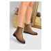 Fox Shoes Mink Faux Leather Women's Boots