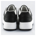 Čierno-biele dámske športové šnurovacie topánky (S070)