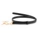 Opasok Karl Lagerfeld K/Signature Sm Buckle Belt Black