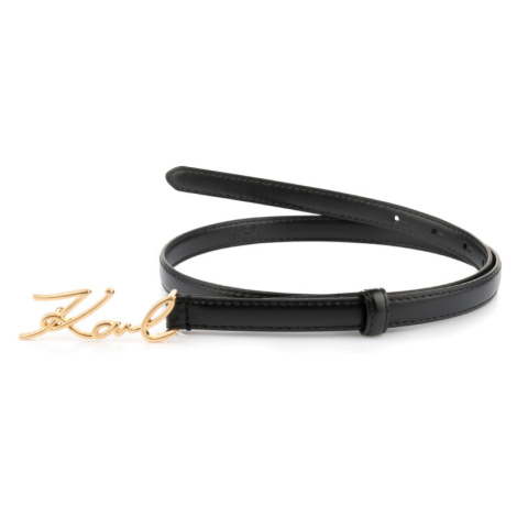 Opasok Karl Lagerfeld K/Signature Sm Buckle Belt Black