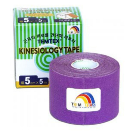 TEMTEX Tejpovacia páska kinesiotape fialová 5cm x 5m
