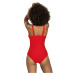 Dámske jednodielne plavky Fashion Sport S36-6 červené - Self