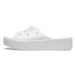 Dámske šlapky (plážová obuv) CROCS Classic Platform Slide white