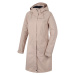 Women's hardshell coat HUSKY Nut beige