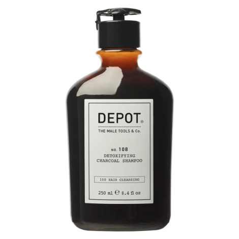 DEPOT No. 108 Detoxikačný šampón s rastlinným uhlím 250ml - DEPOT