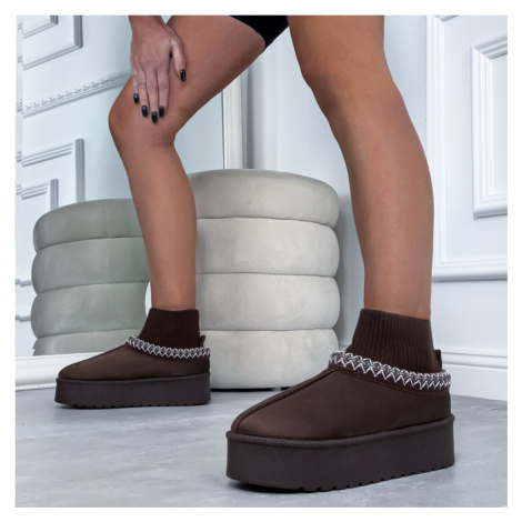 Tmavohnedé snehule iMóda