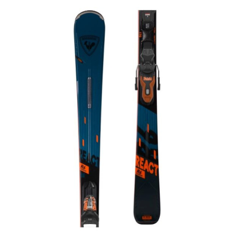 Rossignol REACT 6 CA XPRESS + XPRESS GW B83 Zjazdové lyže, tmavo modrá, veľkosť