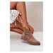 Dámske členkové topánky Acorn Flat Heeled Brown S.Barski 37