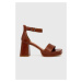 Kožené sandále Vagabond Shoemakers FIONA hnedá farba, 5515.001.10
