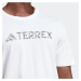 ADIDAS TERREX Funkčné tričko 'Classic Logo'  sivá / biela