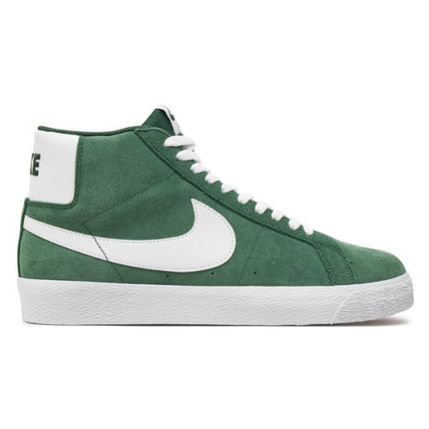 Nike Sneakersy Sb Zoom Blazer Mid FD0731 300 Zelená