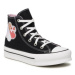 Converse Plátenky Ctas Eva Lift Hi A05166C Čierna