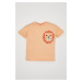 DEFACTO Baby Boy Lion Printed Short Sleeve T-Shirt