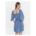 Pinko Každodenné šaty 100808 A0G5 Modrá Regular Fit