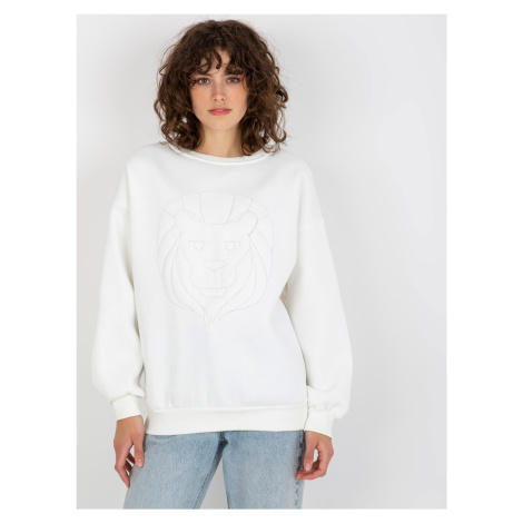 Women's insulated sweatshirt with embroidery - ECR