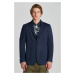 SAKO GANT SLIM JERSEY BLAZER MARINE