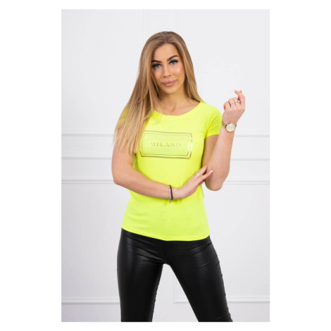 Milano yellow neon blouse