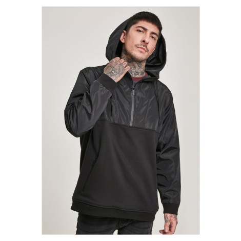 Military Half Zip Hoody Black Urban Classics