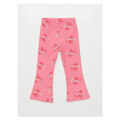 LC Waikiki Elastic Waist Barbie Printed Baby Girl Tights