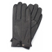 Čierne kožené rukavice pre pánov
