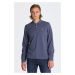 POLOKOŠEĽA GANT REG SHIELD LS PIQUE RUGGER DARK JEANSBLUE MELANGE