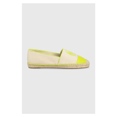 Espadrilky MICHAEL Michael Kors Kendrick zelená farba, 40S3KNFP1D