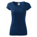 MALFINI Dámske tričko Pure - Polnočná modrá