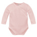 Pinokio Kids's Lovely Day Wrapped Bodysuit LS Pink Stripe