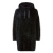 esmara® Dámske plyšové šaty s kapucňou (čierna)